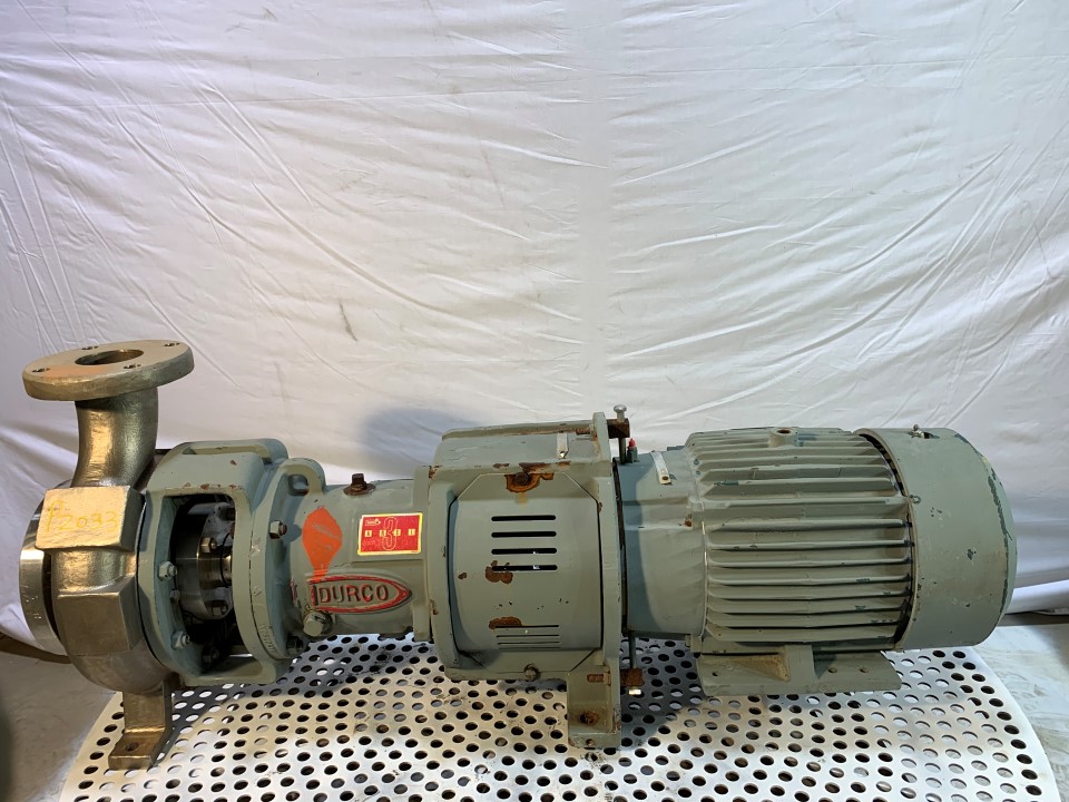 Durco MKII 2K4x3-82/74RV Centrifugal Pump with 7.5 HP Motor